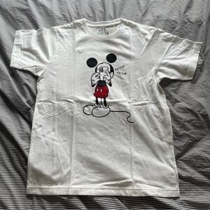 Uniqlo x Mickey Art White Graphic Tee (NWT)